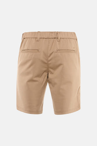 Beige short van JACK & JONES JEANS INTELLIGENCE, met achterzakken en riemlussen.