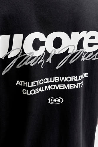 T-shirt (manches courtes) noir - CORE BY JACK & JONES
