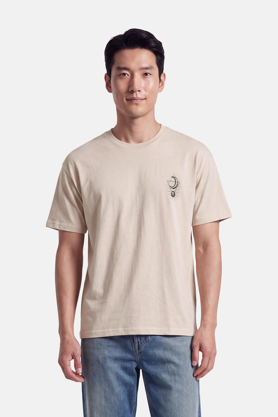T-shirt à manches courtes - beige