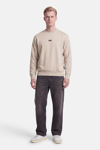 Sweat col O - écru