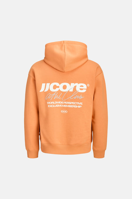 Sweat à capuche orange - CORE BY JACK & JONES