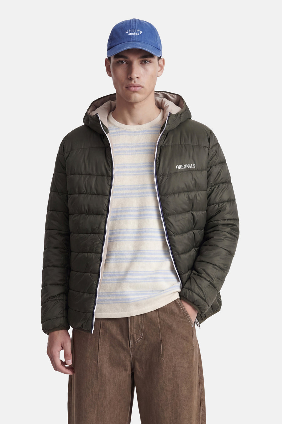 Veste courte beige - ORIGINALS BY JACK & JONES