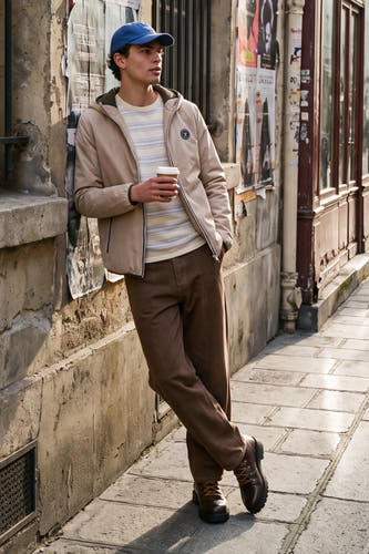 Veste courte beige - ORIGINALS BY JACK & JONES