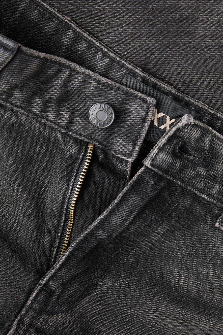 Jeans wide dark grey denim - JJXX