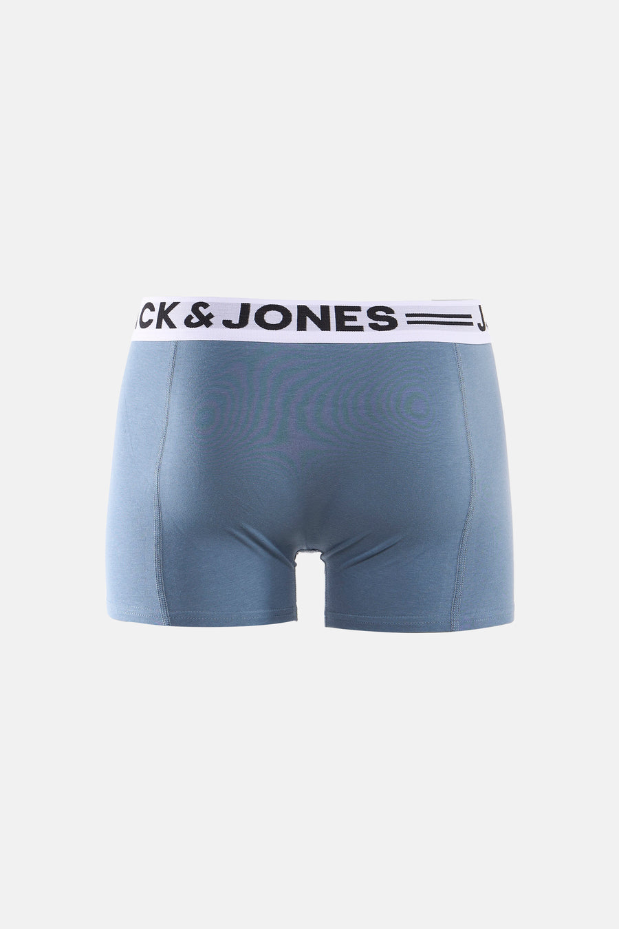 Blauwe boxershort van ACCESSORIES BY JACK & JONES, met een elastische tailleband met merknaam.
