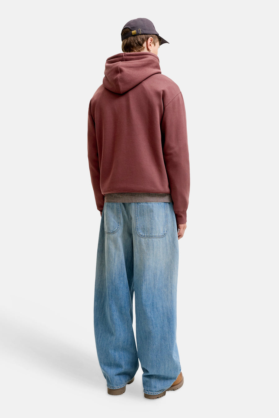 Sweat à capuche brun - ORIGINALS BY JACK & JONES