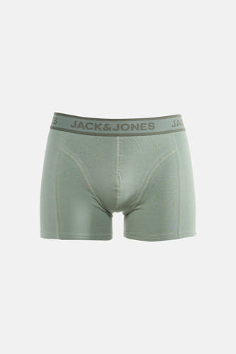 Boxer short bleu d'ACCESSORIES BY JACK & JONES, avec une ceinture élastique à logo.
