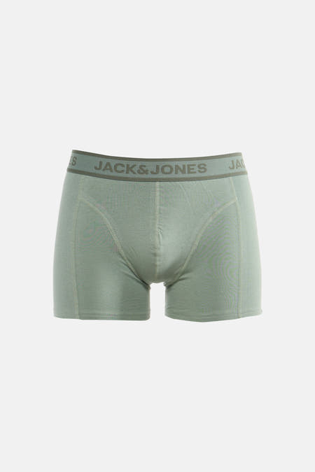 Boxer short bleu d'ACCESSORIES BY JACK & JONES, avec une ceinture élastique à logo.