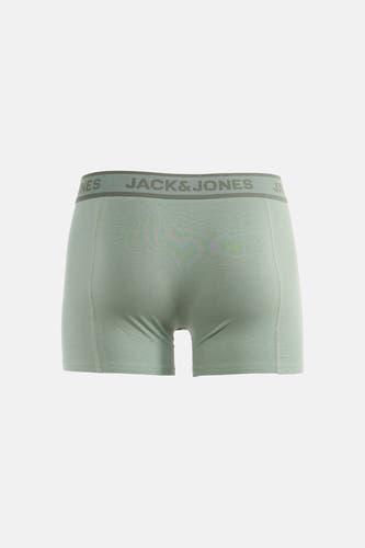 Blauw boxershort van ACCESSORIES BY JACK & JONES, met een elastische tailleband met logo.
