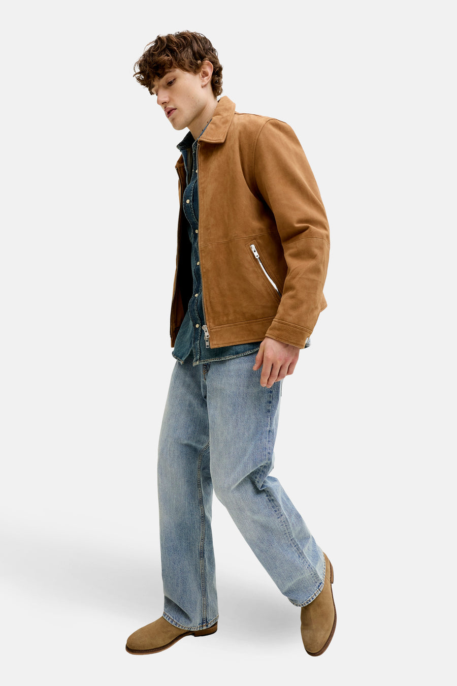 Jeans straight light blue denim - JACK & JONES JEANS INTELLIGENCE