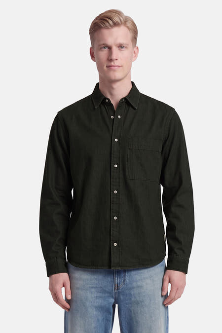 Chemise à manches longues - Vert