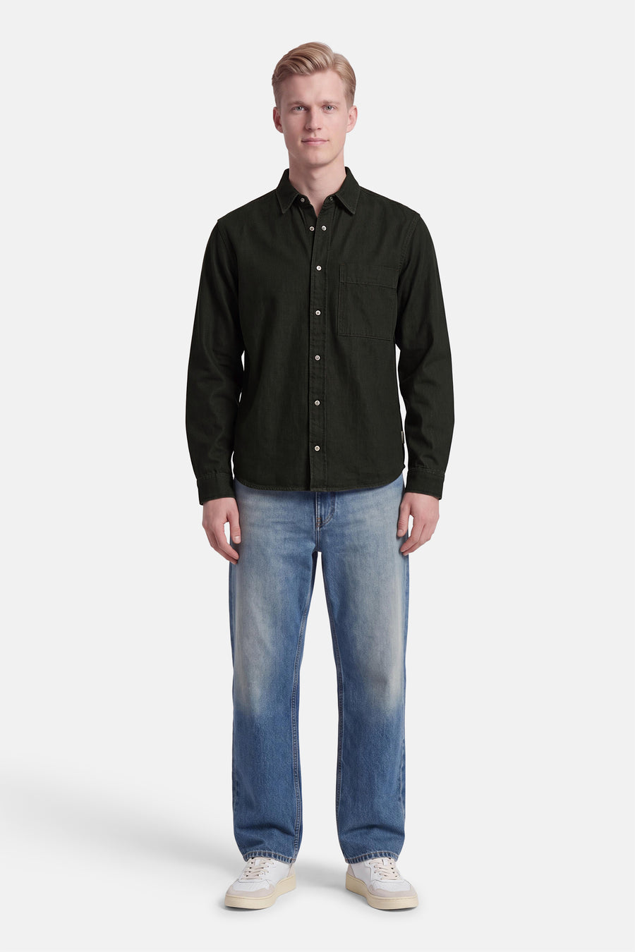 Chemise à manches longues - Vert
