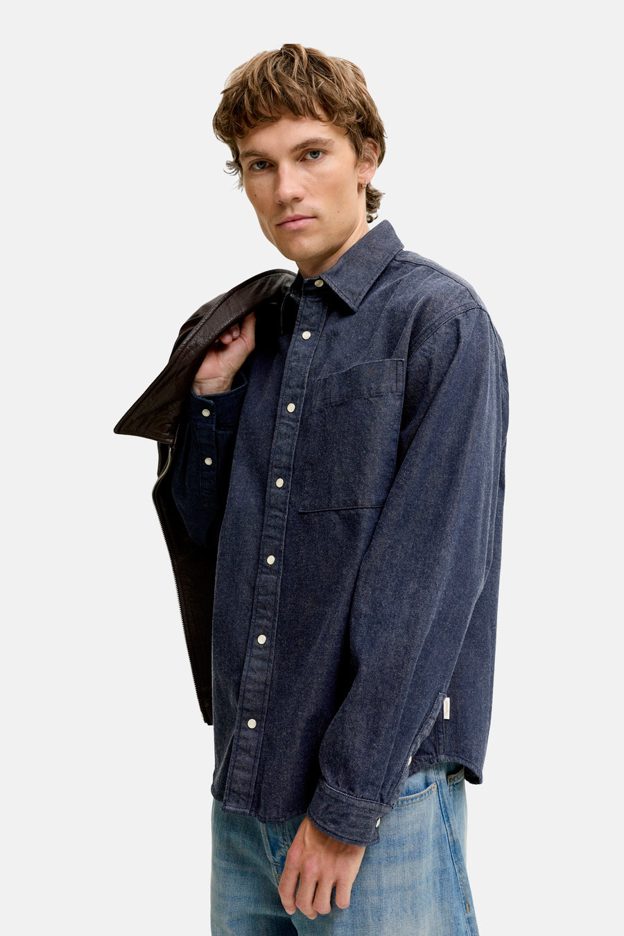 Chemise (manches longues) bleu - ORIGINALS BY JACK & JONES
