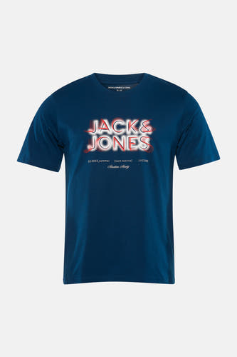 T-shirt à manches courtes bleu de CORE BY JACK & JONES, vu de dos.