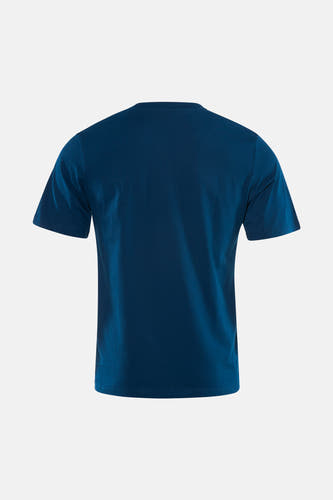 Blauw T-shirt met korte mouwen van CORE BY JACK & JONES, achterkant gezien.