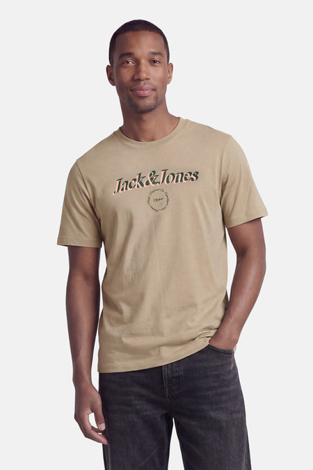 T-shirt met korte mouwen van ORIGINALS BY JACK & JONES met een tweekleurig Jack & Jones logo en '1990' opdruk op de borst.
