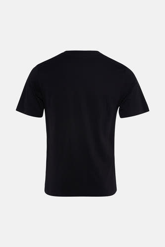 T-shirt noir à manches courtes de CORE BY JACK & JONES, vu de dos.