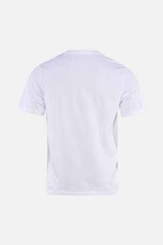 T-shirt blanc à manches courtes de CORE BY JACK & JONES, vue arrière, uni et simple.