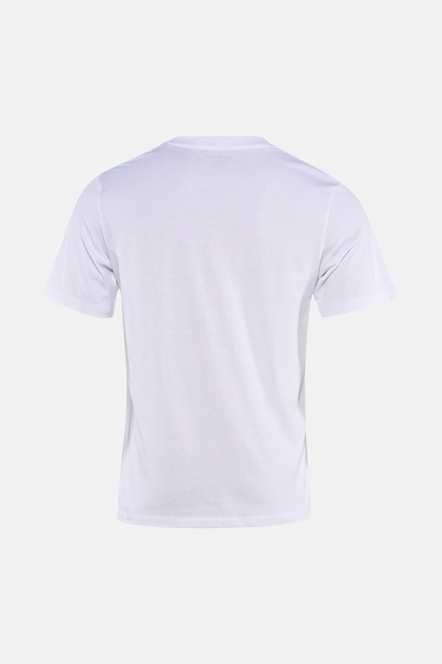 T-shirt blanc à manches courtes, uni et vu de dos, de ORIGINALS BY JACK & JONES.