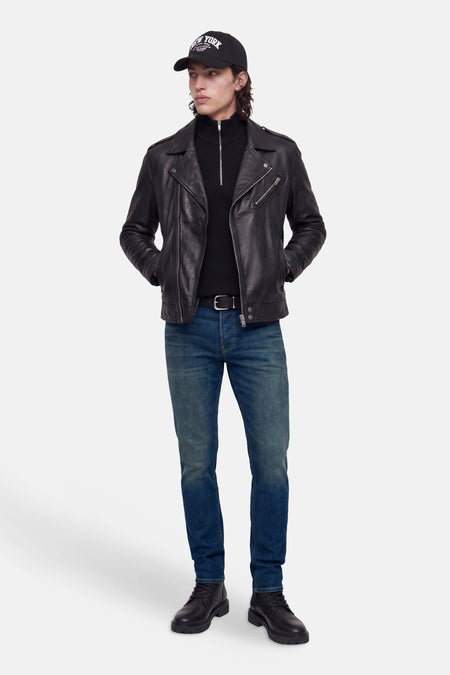 GLENN - dark blue denim