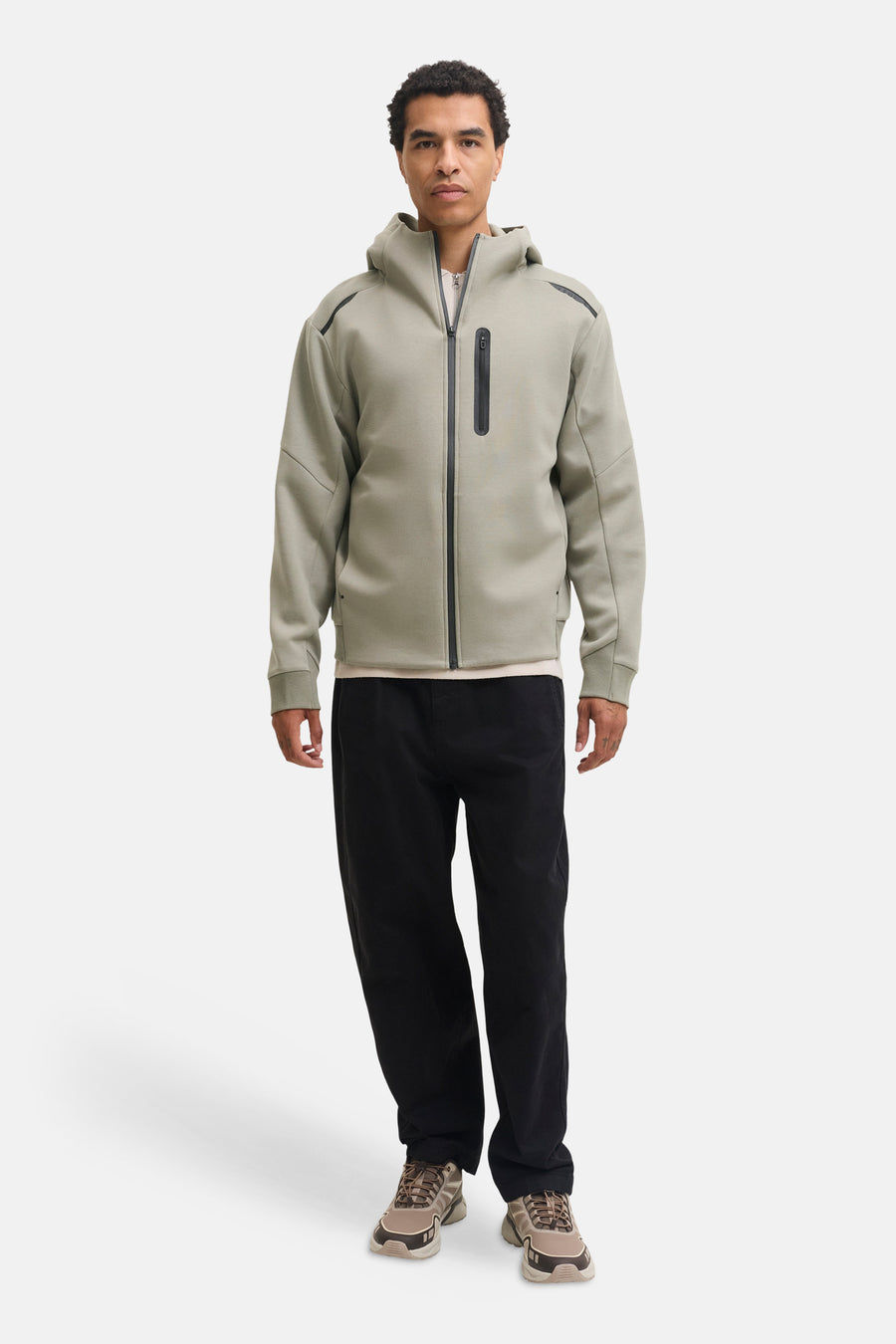 Sweat à capuche vert - CORE BY JACK & JONES