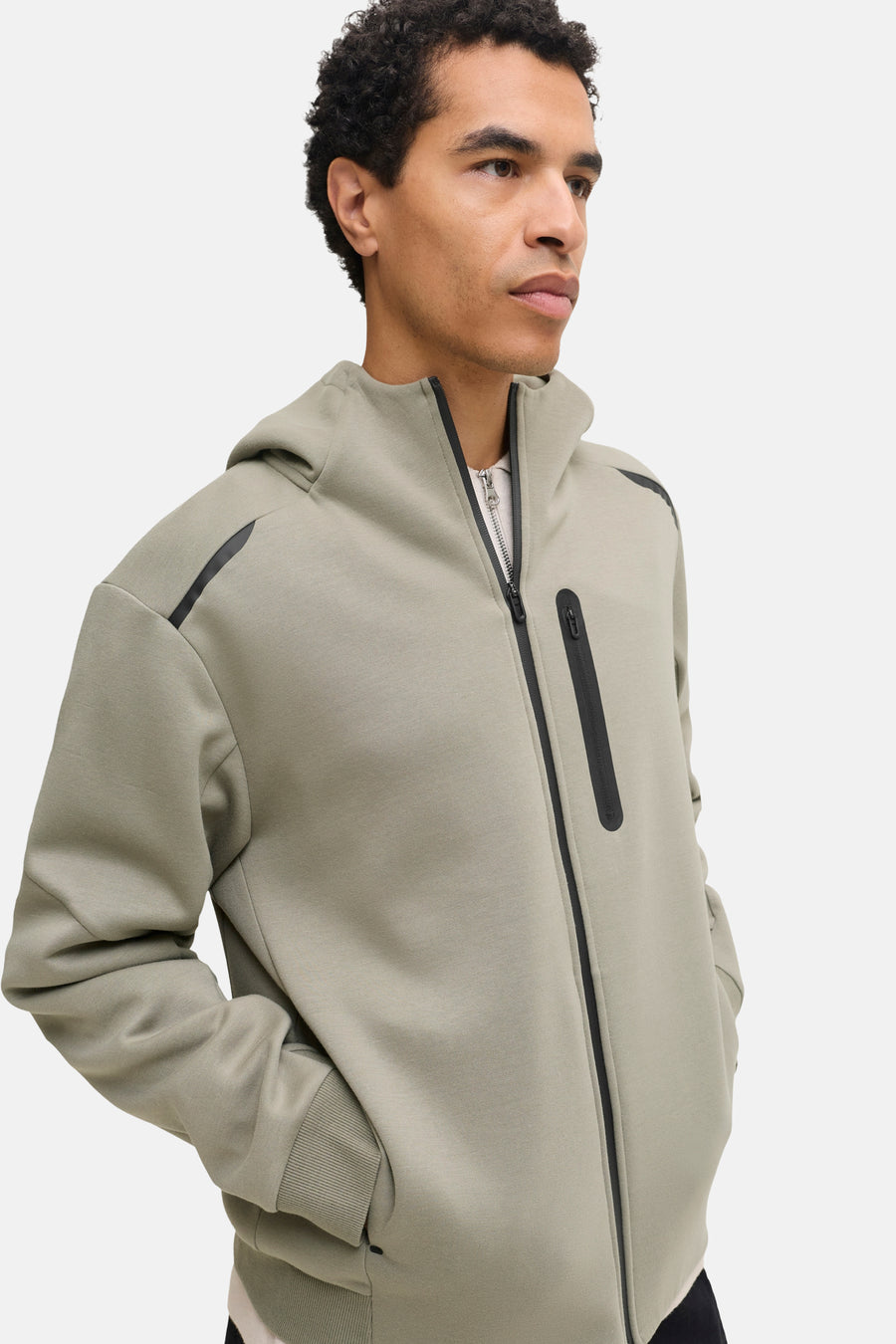Sweat à capuche vert - CORE BY JACK & JONES