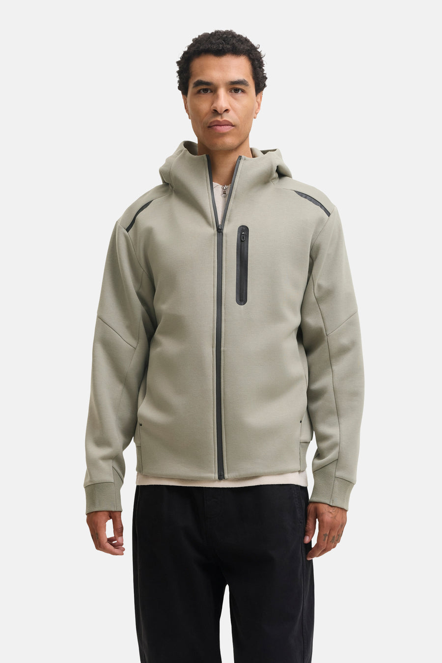 Sweat à capuche vert - CORE BY JACK & JONES