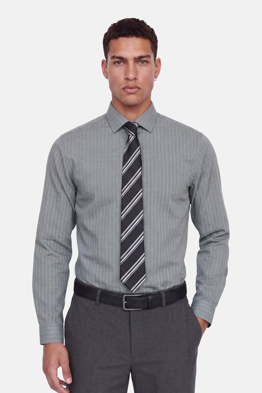 Chemise (manches longues) gris - PREMIUM by JACK & JONES
