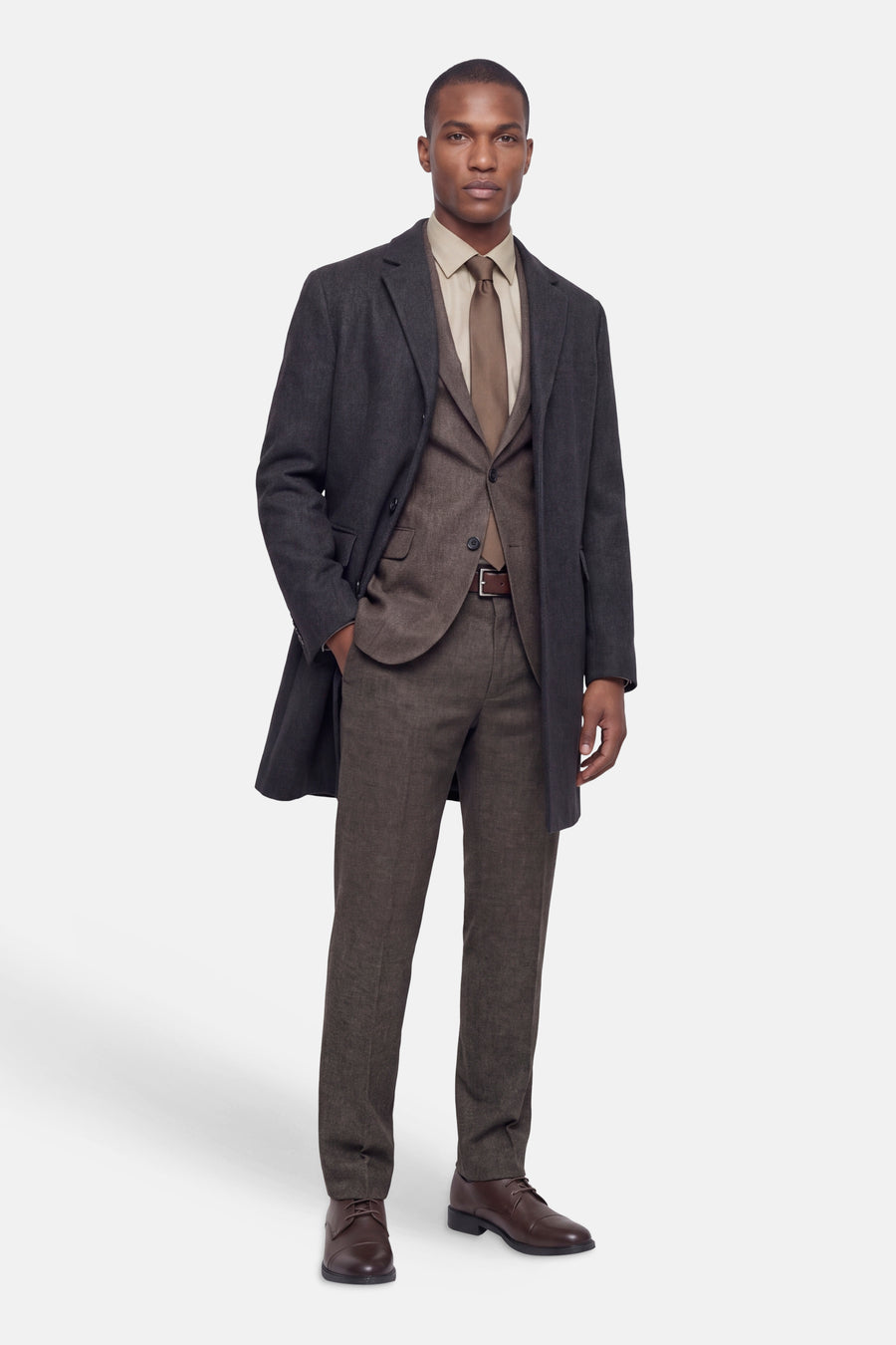 Chemise (manches longues) beige - PREMIUM by JACK & JONES