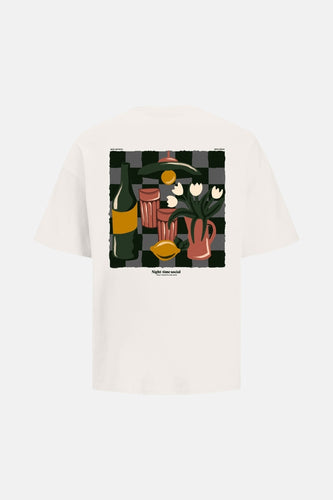 T-shirt à manches courtes - écru - ORIGINALS BY JACK & JONES