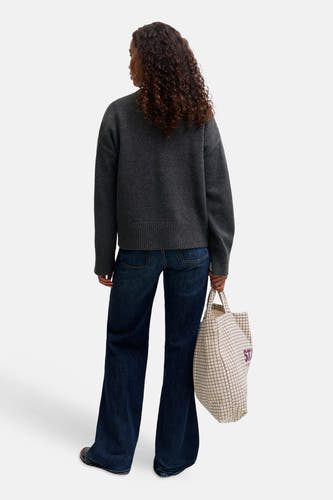 Pull col V gris - JJXX