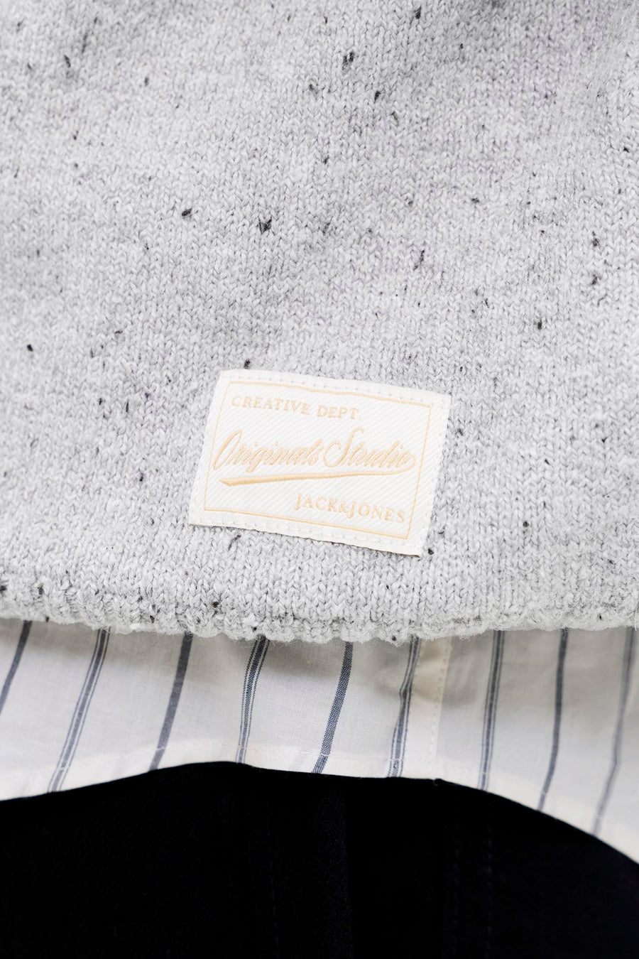 Pull col O gris - ORIGINALS BY JACK & JONES