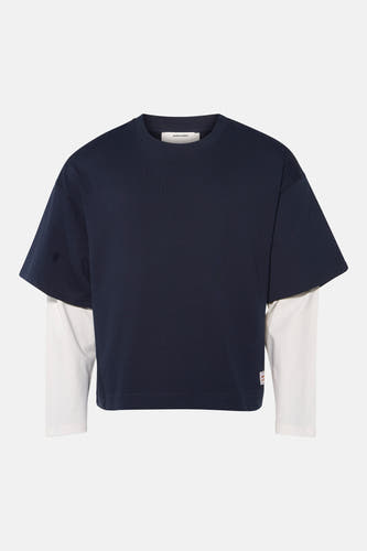 T-shirt à manches longues - bleu