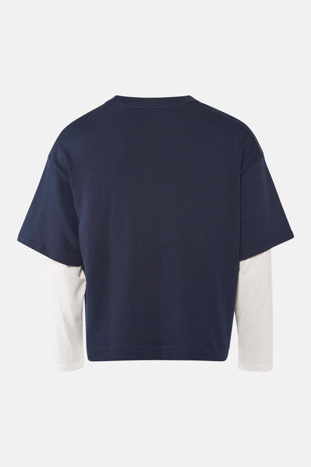 T-shirt à manches longues - bleu
