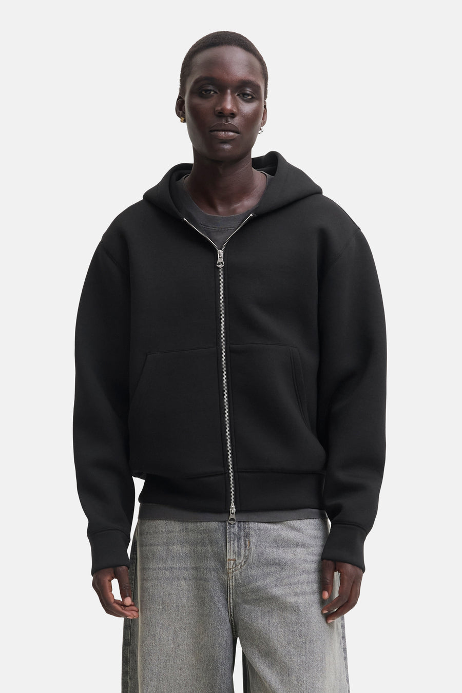 Sweat à capuche noir - CORE BY JACK & JONES