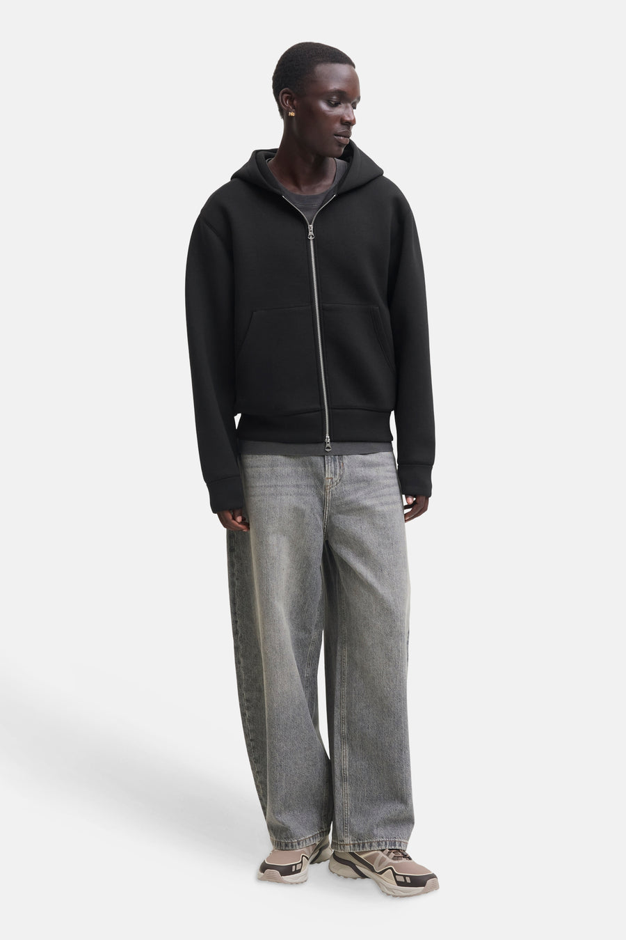 Sweat à capuche noir - CORE BY JACK & JONES