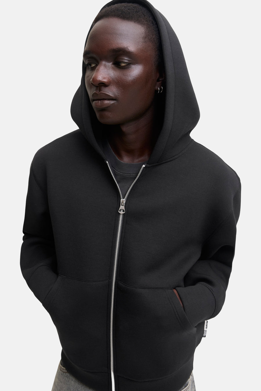 Sweat à capuche noir - CORE BY JACK & JONES