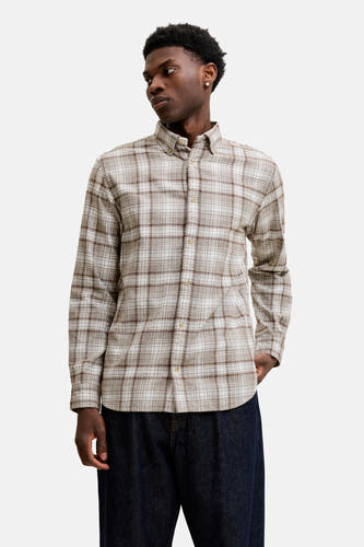 Chemise à manches longues - beige