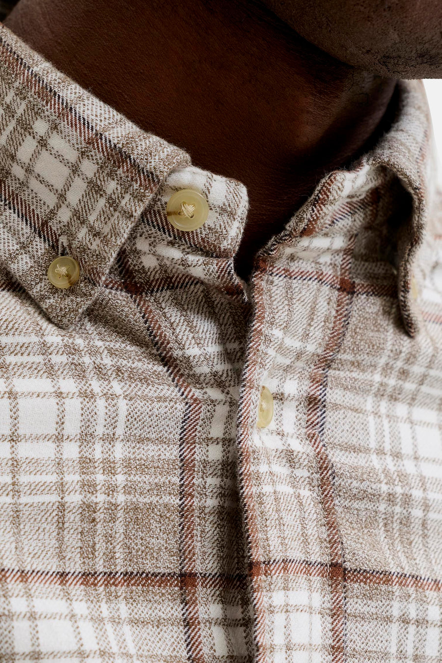 Chemise à manches longues - beige