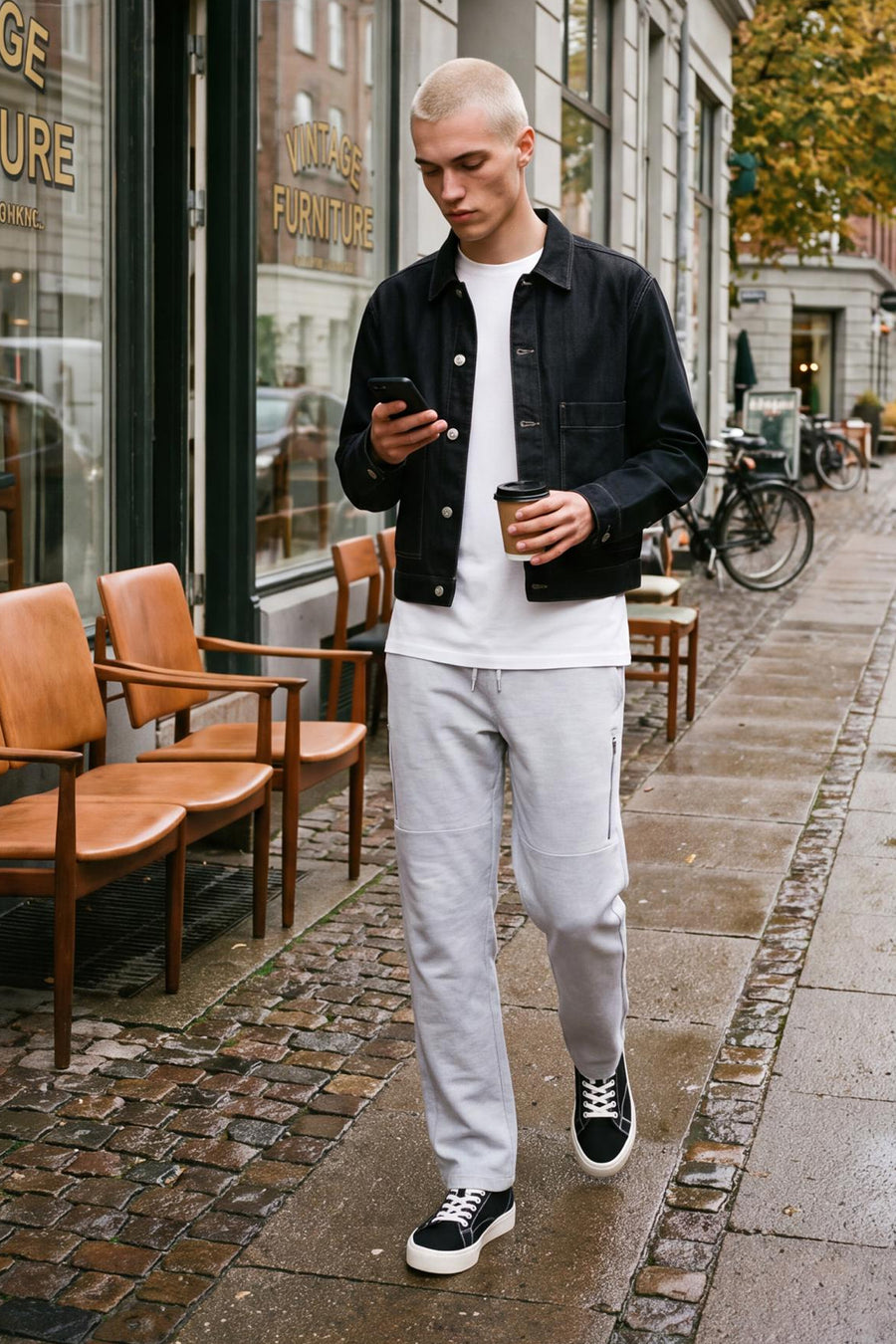 Jogging gris - JACK & JONES JEANS INTELLIGENCE