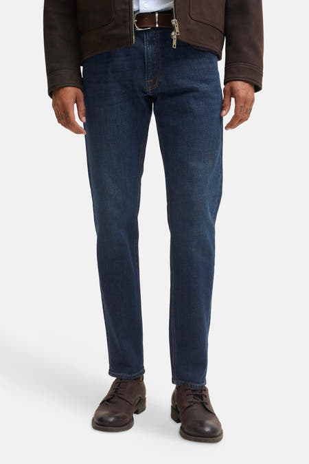 MIKE - dark blue denim