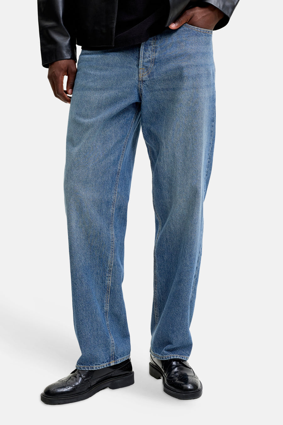 Jeans wide mid blue denim - JACK & JONES JEANS INTELLIGENCE