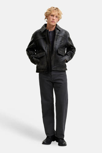 Jeans straight black denim - JACK & JONES JEANS INTELLIGENCE