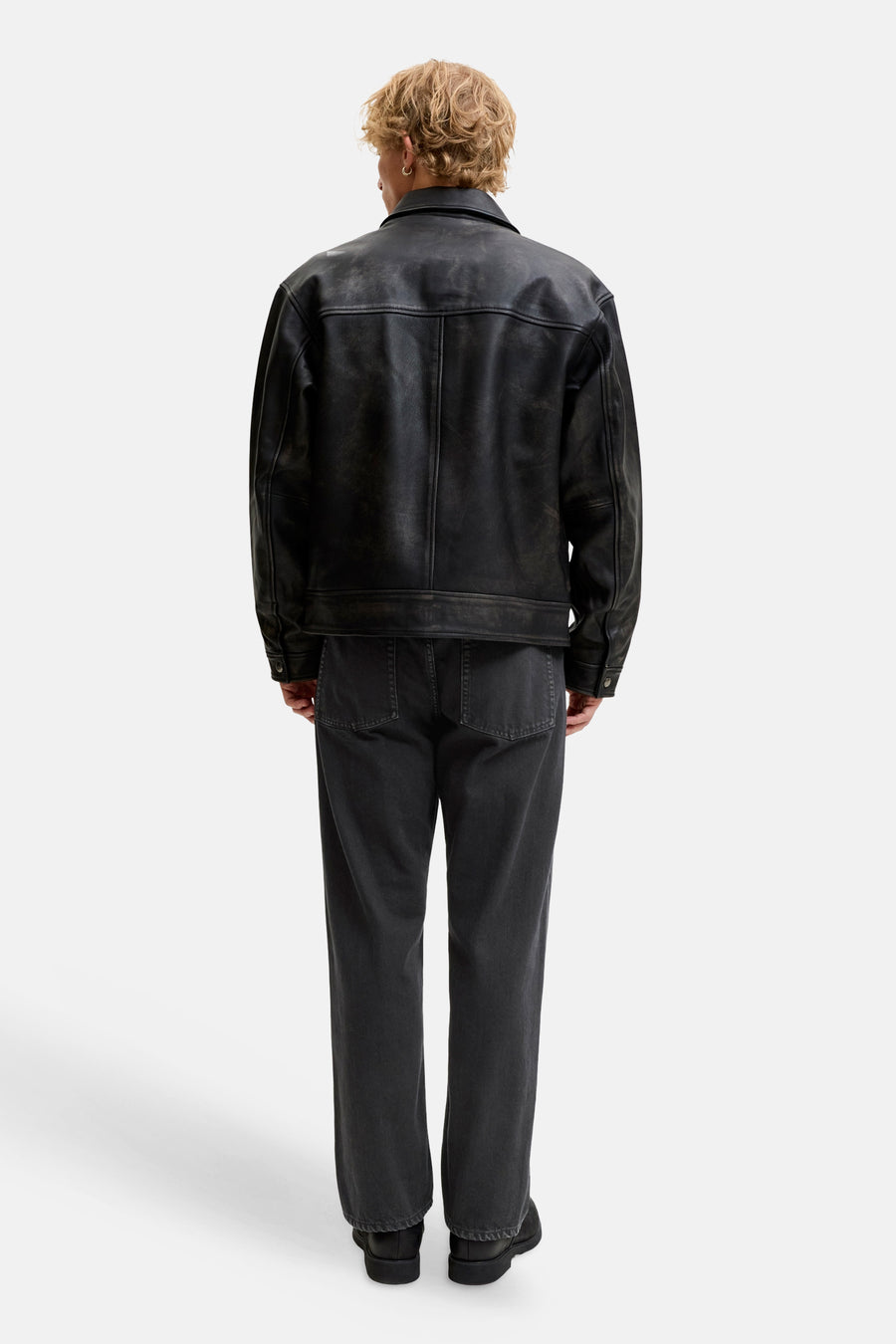 Jeans straight black denim - JACK & JONES JEANS INTELLIGENCE