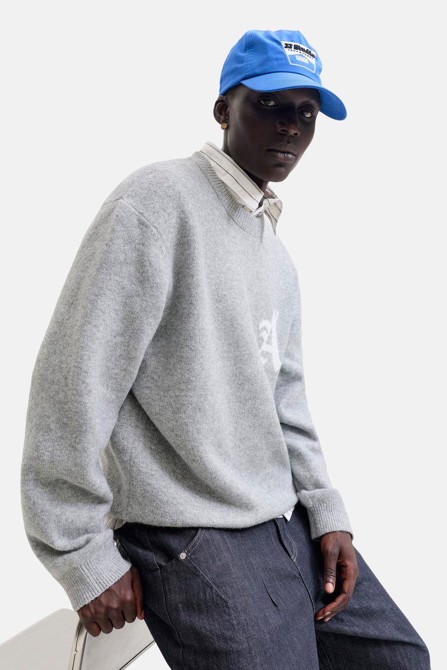 Pull col O gris - CORE BY JACK & JONES