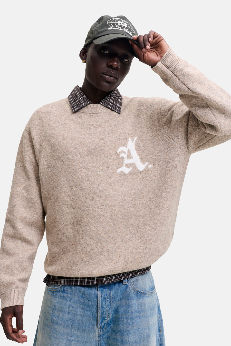 Pull col O beige - CORE BY JACK & JONES