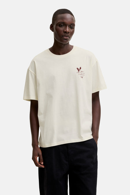 T-shirt (manches courtes) Écru - ORIGINALS BY JACK & JONES