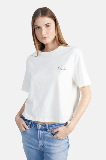 T-shirt à manches courtes - Écru