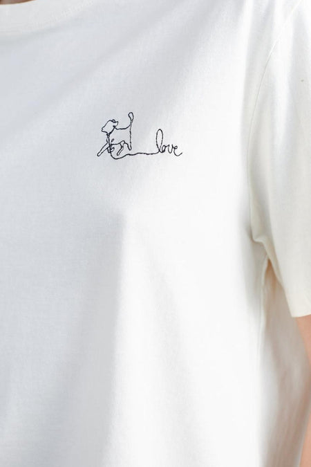 T-shirt à manches courtes - Écru