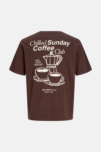 T-shirt (manches courtes) brun - ORIGINALS BY JACK & JONES